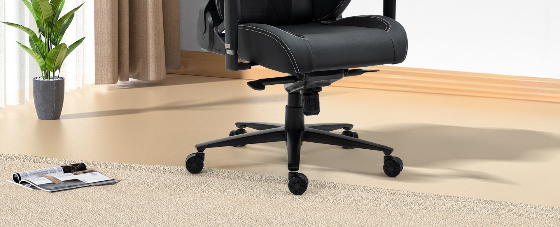 Leather Office Chair With Wheels