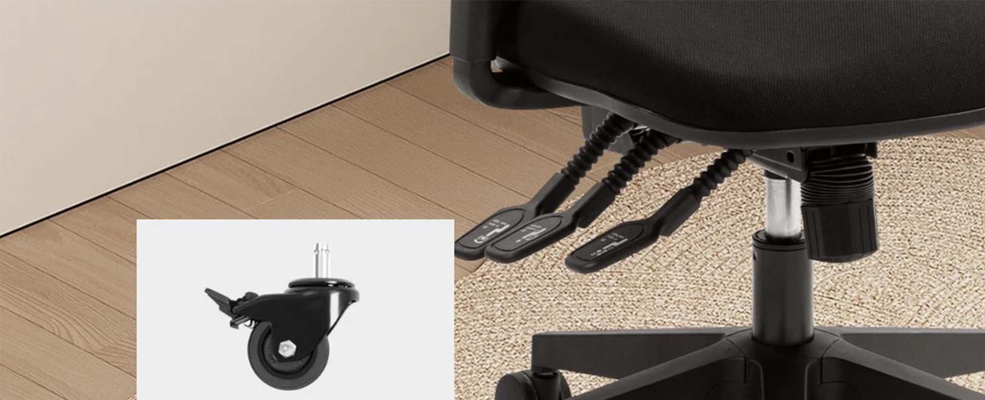 Office Chair with Locking Wheels