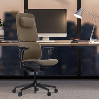 Brown Leather Office Chair