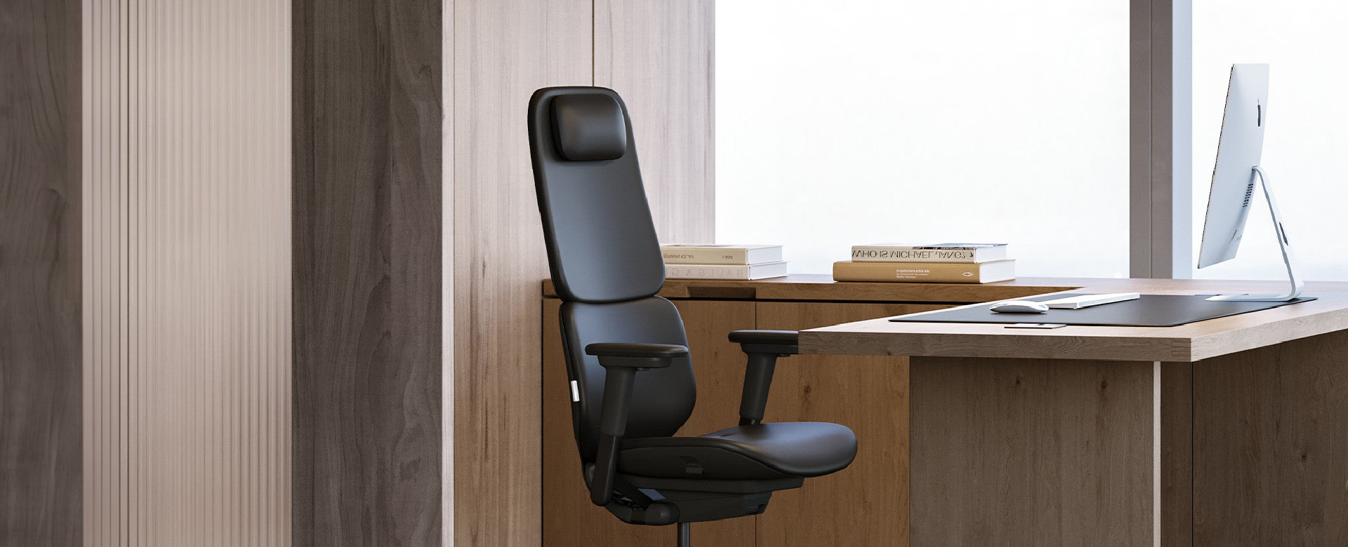 High Back Leather Office Chair